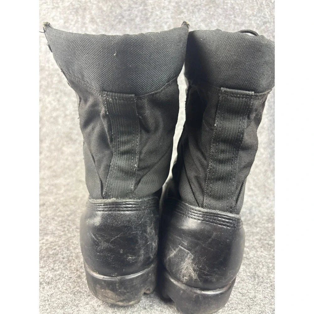 Altama Combat Boots Men 9.5R Black Leather Canvas Jungle Tactical USA Made